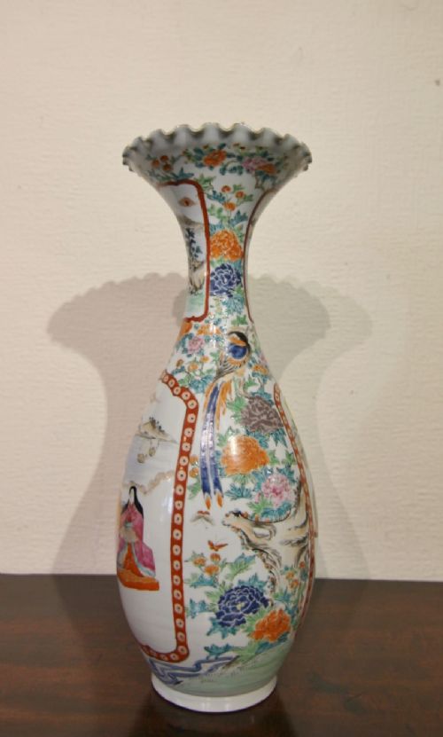 large late 19th century japanese vase
