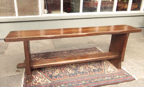 19th century french provincial fruitwood bench