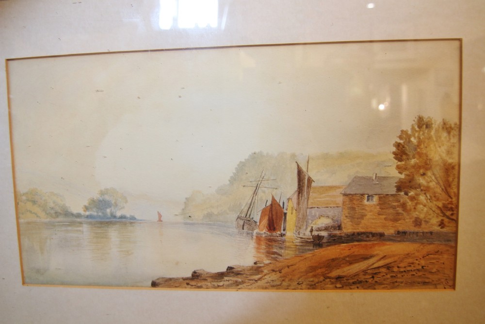 19th century watercolour landscape