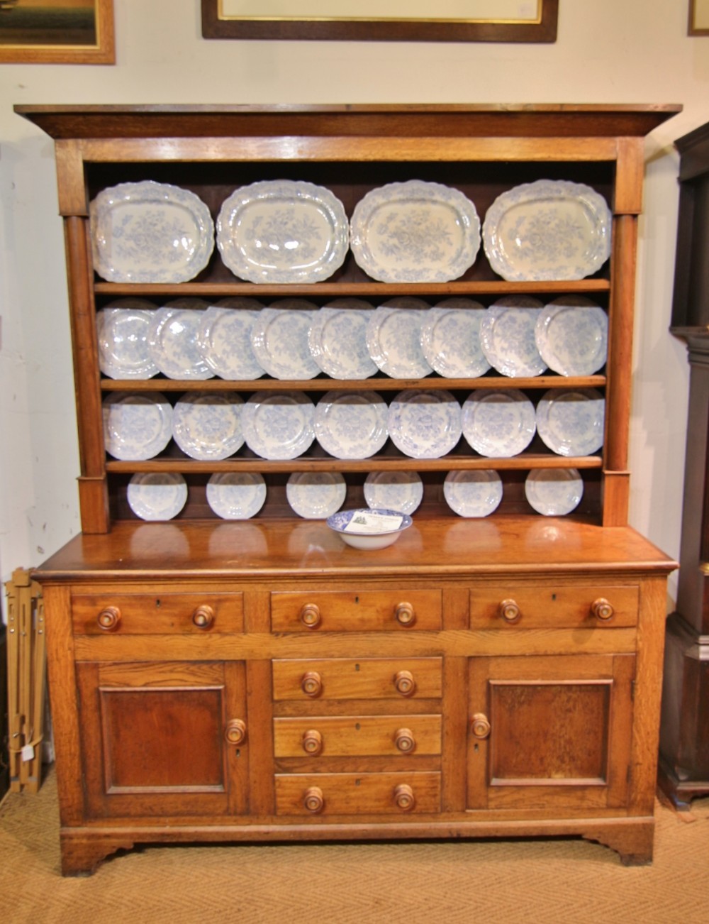 19th century welsh oak mahogany dresser