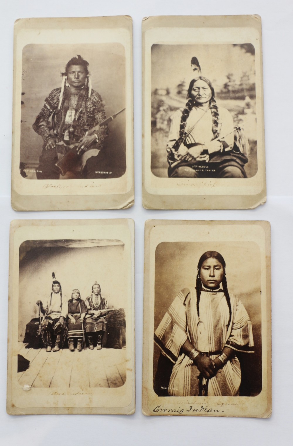 19th century canadian frontier cabinet cards by g anderton native americans inc chief sitting bull