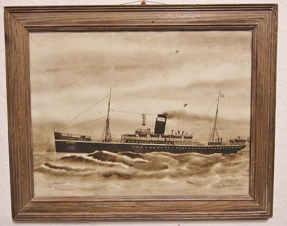 interwar ships painting 'tss nevasa 1924'