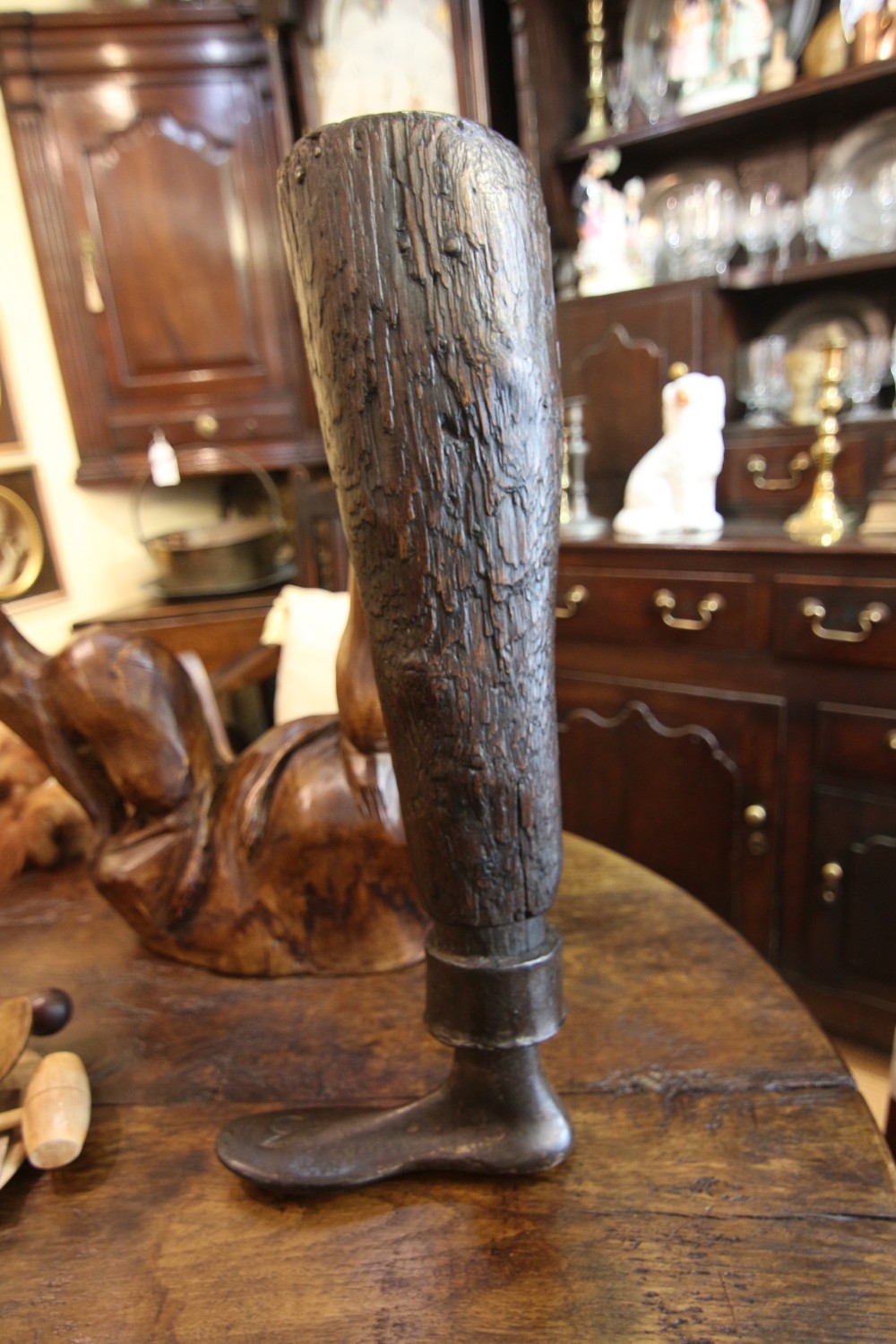 19th century cobblers leg anvil