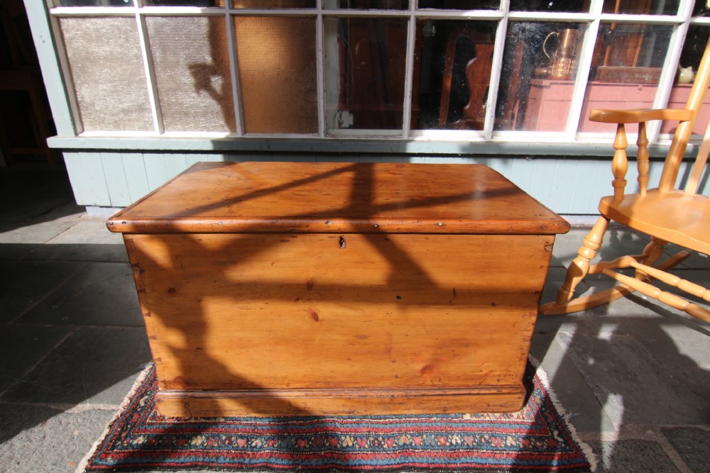 19th century pine chest